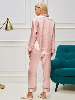 K11230 Костюм домашний: рубашка и брюки РОЗОВЫЙ