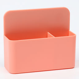 Подставка для маркеров и губок «Двойная», магнитная, универсальная, розовая, 4×12×10 см