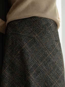 юбка в составе шерсть 761-0248 - Трика фото 8