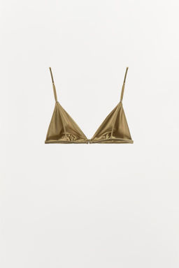 SILK TRIANGLE BRALETTE - Zara фото 6