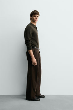 WOOL KNIT POLO SHIRT - Zara фото 4