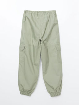 Beli Lastikli K?z ?ocuk Kargo Para??t Pantolon