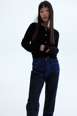 Cardigan en punto boucle