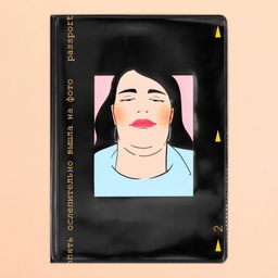 Обложка для паспорта Опять ослепительно вышла на фото, ПВХ. - Simaland фото 2