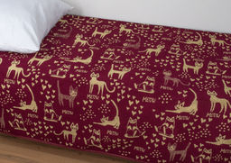 Плед 3с109.412ж1 Грация(кр.дерево2) 208х200 см