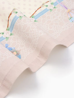 Дорожка на стол Этель Пасхальные Тильды, 40?146 см, 100% хлопок, саржа 190 г/м?, белая/розовая