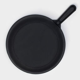 Сковорода литая Magma, d=24 см, h=4 см, чугунная ручка, индукция, чугун, чёрная фото 3