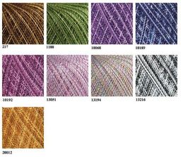 Пряжа YarnArt - Виолет люрекс меланж (Violet lurex melang), упаковка 6 шт