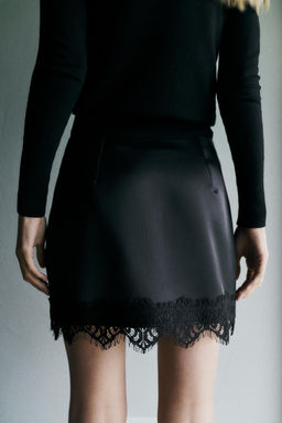 SKORT WITH LACE HEM - Zara фото 12