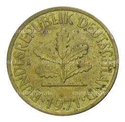 10 пфеннигов 1971 года J Германия