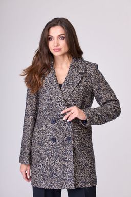 Пальто БелЭльСтиль 858 темно-синий фото 3