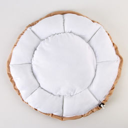 Лежанка для кошек и собак двусторонняя бежевая, 50-30х12 см - Пушистое счастье фото 3