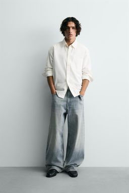 RIPPED BAGGY FIT JEANS - Zara фото 11