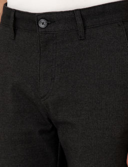Siyah Slim Fit Kanvas Pantolon