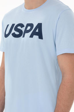 Erkek Regular Fit Bisiklet Yaka A__k Mavi Basic Ti__rt Sepette S_rpriz _ndirim - U.s. polo assn фото 14
