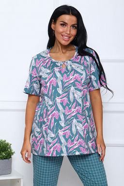 Костюм с бриджами (00990, зеленый) - Плиона фото 12