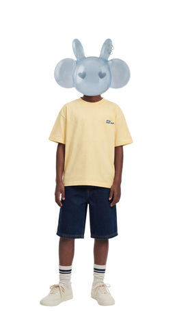 BERMUDA DENIM RELAXED BAGGY / ?ndigo - Zara фото 6