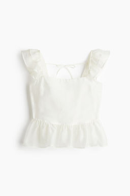 Blusa con lazada y peplum - H&m фото 3