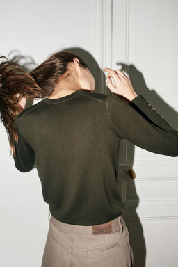 BASIC PLAIN KNIT JUMPER - Zara фото 11