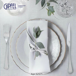 СПЕЦЦЕНА МАЯ! 52571 GIPFEL Набор столовых приборов NORBERY 24 пр. Материал: нерж.сталь 18/10. - Werner фото 5