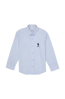 Erkek _ocuk A__k Mavi Uzun Kollu G_mlek Sepette S_rpriz _ndirim - U.s. polo assn фото 2
