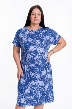Платье М324085б синий - Елена фото 5