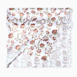 Скатерть «Доляна» Red flowers, 145×300 см