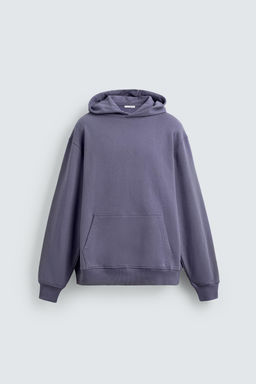 SUDADERA CAPUCHA B?SICA / Gris Claro - Zara фото 15