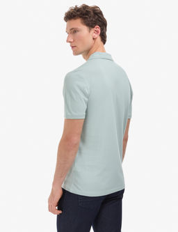 Koyu Mint Regular Fit %100 Pamuk Cepli K_vr_lmaz D__meli Polo Yaka Basic Ti__rt