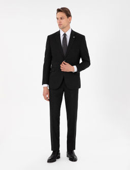 Antrasit Slim Fit Tak_m Elbise