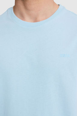 Erkek Mavi Regular Fit Bisiklet Yaka Basic TiЕГrt - U.s. polo assn фото 6