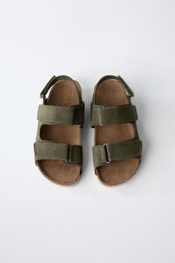 SANDALIA HEBILLAS / Verde Caqui - Zara фото 4