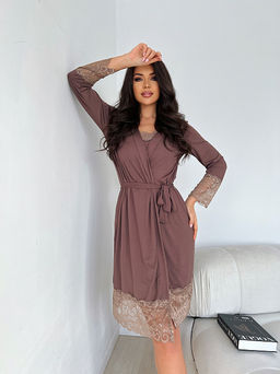 Халат Нежность _400/капучино - Ihomelux фото 2