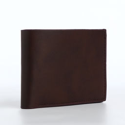 Портмоне мужское без застёжки, отдел для карт, монет, коричневое