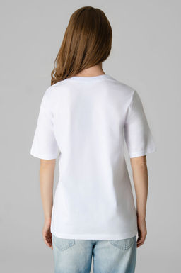 Арт. 31163 Футболка женская  44-50 (4 шт) Цвет:белый