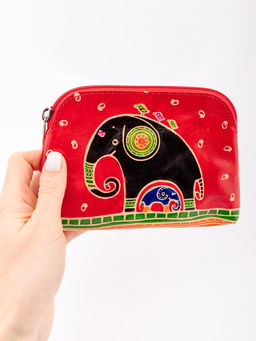 Косметичка  Слон (кожа) набор из 3-х № 0644/3 - Ганг фото 6