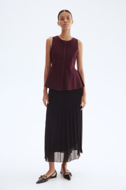 Chaleco en punto de canal? con peplum - H&m фото 7