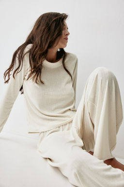 Pointelle jersey pyjamas - H&m фото 4