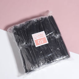 Набор одноразовых трусов, танга, универсальные, 50 шт., чёрный