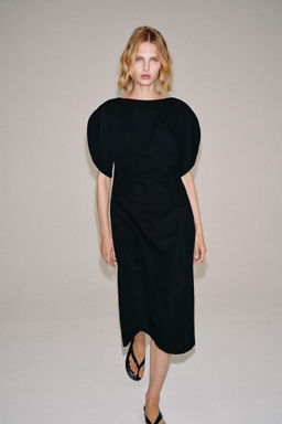 VESTIDO MIDI ZW COLLECTION / Negro
