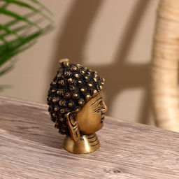 Сувенир «Голова Будды», 8 см, латунь
