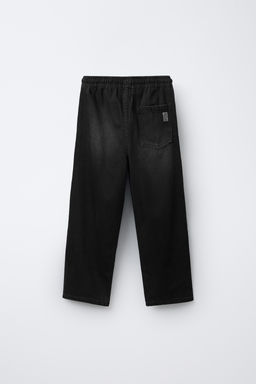 BAGGY JEANS WITH LABEL - Zara фото 2