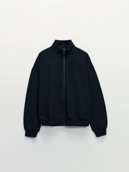 Толстовка на молнии relax fit / Zarina