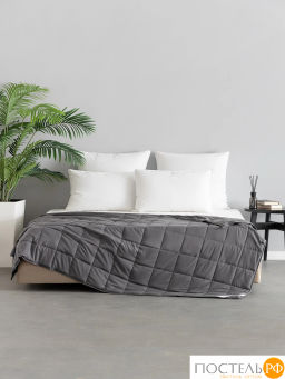 Одеяло утяжеленное MEDSLEEP ДEФOРТЕ мкрфбр/плстр/стекл.гранулы, 5кг, т.сер