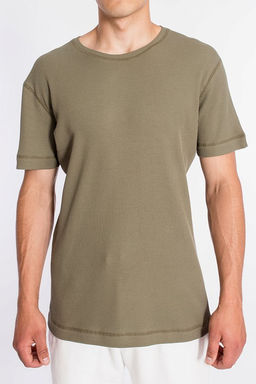 Футболка М123030б Хаки - Елена фото 4