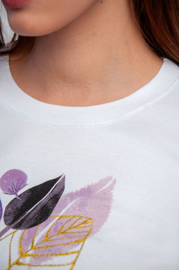 Арт. 3749 Футболка женская 42-50 (5 шт) Цвет:белый - Калинка фото 4