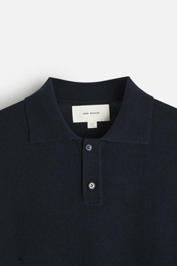 MERINO WOOL KNIT POLO SHIRT - Zara фото 8