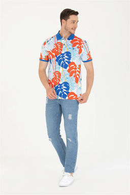 U. S. Polo Assn Мужская белая футболка с воротником-поло - U.s. polo assn фото 11