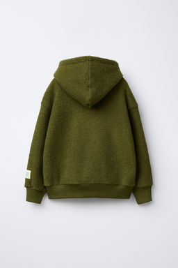 HOODIE SWEATSHIRT AND JOGGER TROUSERS WITH LABEL TEXTURE - Zara фото 3