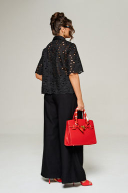 Комплект 6323 чёрный, Брюки, Блуза - B&F фото 8